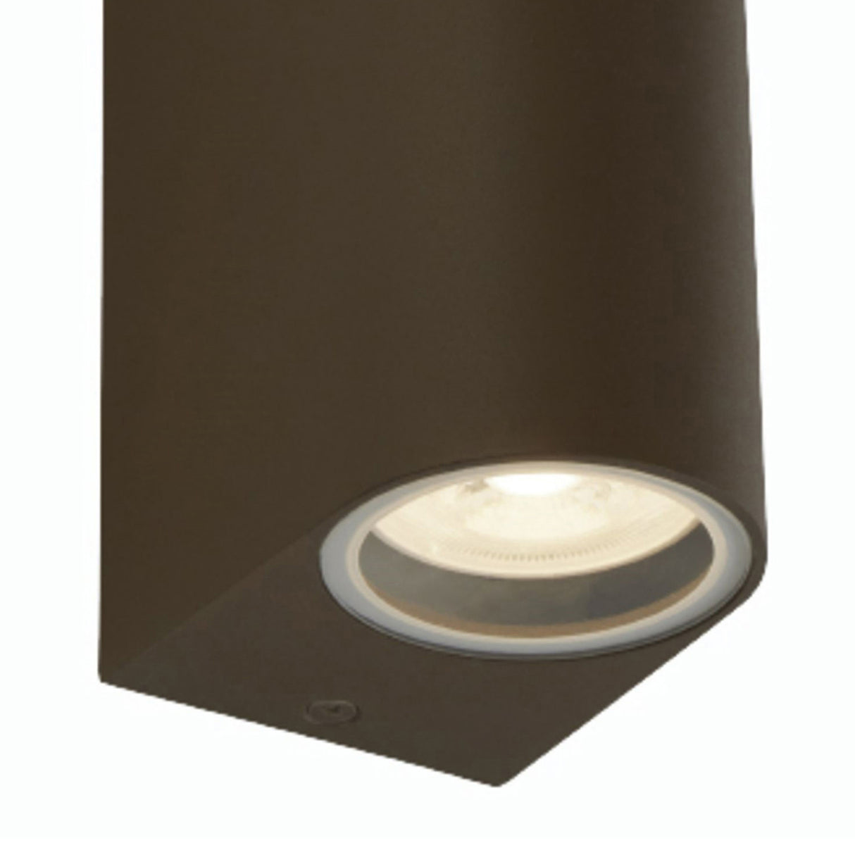 Searchlight Electric Eiffel Outdoor 2Lt Wall Light- Rustic Brown, Clear & Frosted 8008-2RUS-LED