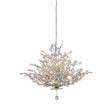 Bouquet  11Lt Pendant - Chrome Metal & Crystal