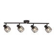 Meshy 4Lt Cage Bar Spotlight - Black Metal