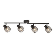 Meshy 4Lt Cage Bar Spotlight - Black Metal