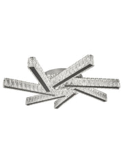 Clover 7Lt LED Flush - Chrome & Clear Glass