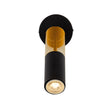 Merrygold Wall Light - Black Metal & Amber Acrylic