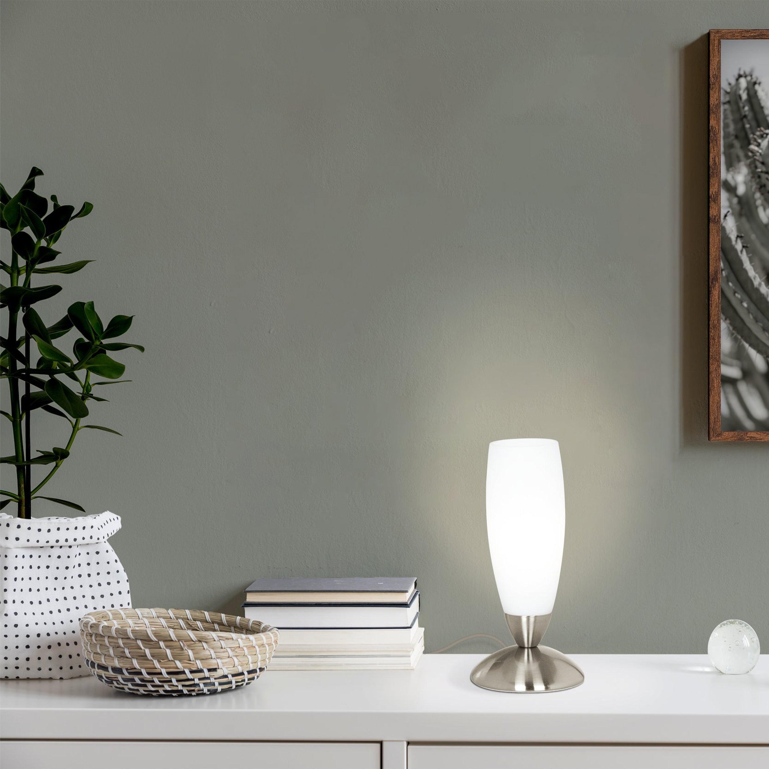 Eglo EU VENTO?2 LED Outdoor Wall/Ceiling Light – Stainless Steel, Warm White, IP44 Exterior Lighting product image - Endon Lighting from First Light Direct with great prices and fast UK delivery