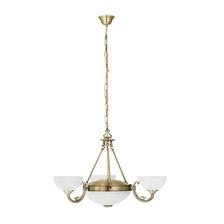 Eglo EU Savoy Cast Metal & Glass Bronzed 5-Light Pendant