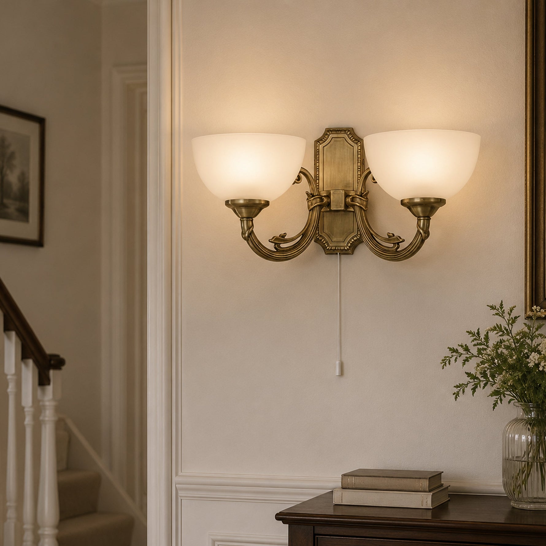 Eglo EU Mars 1 White & Silver Steel/Satin Glass Ceiling Light product image - Endon Lighting from First Light Direct with great prices and fast UK delivery