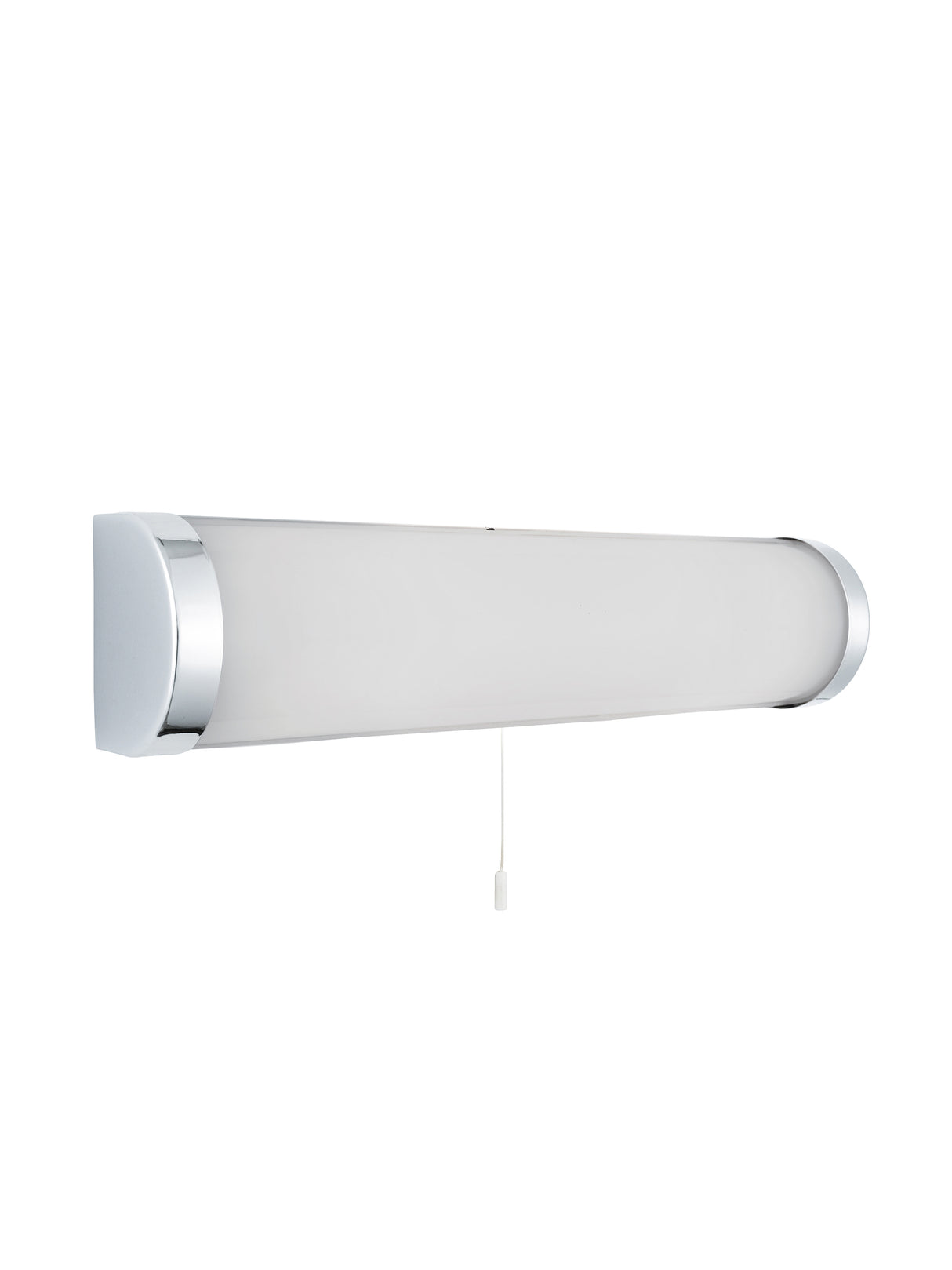 Searchlight Electric Poplar  2Lt Wall Light - Chrome Metal & Opal Glass 8293CC