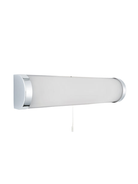 Searchlight Electric Poplar  2Lt Wall Light - Chrome Metal & Opal Glass 8293CC