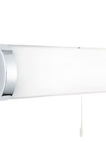 Searchlight Electric Poplar  2Lt Wall Light - Chrome Metal & Opal Glass 8293CC