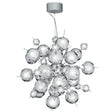 Molecule 12Lt Pendant  - Polished Chrome Metal & Glass