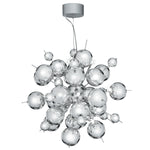 Molecule 12Lt Pendant  - Polished Chrome Metal & Glass