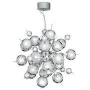 Molecule 12Lt Pendant  - Polished Chrome Metal & Glass