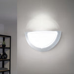 Eglo EU PLANET?1 Wall Light – Chrome Steel with Painted Glass Shade, E27, Indoor Lighting