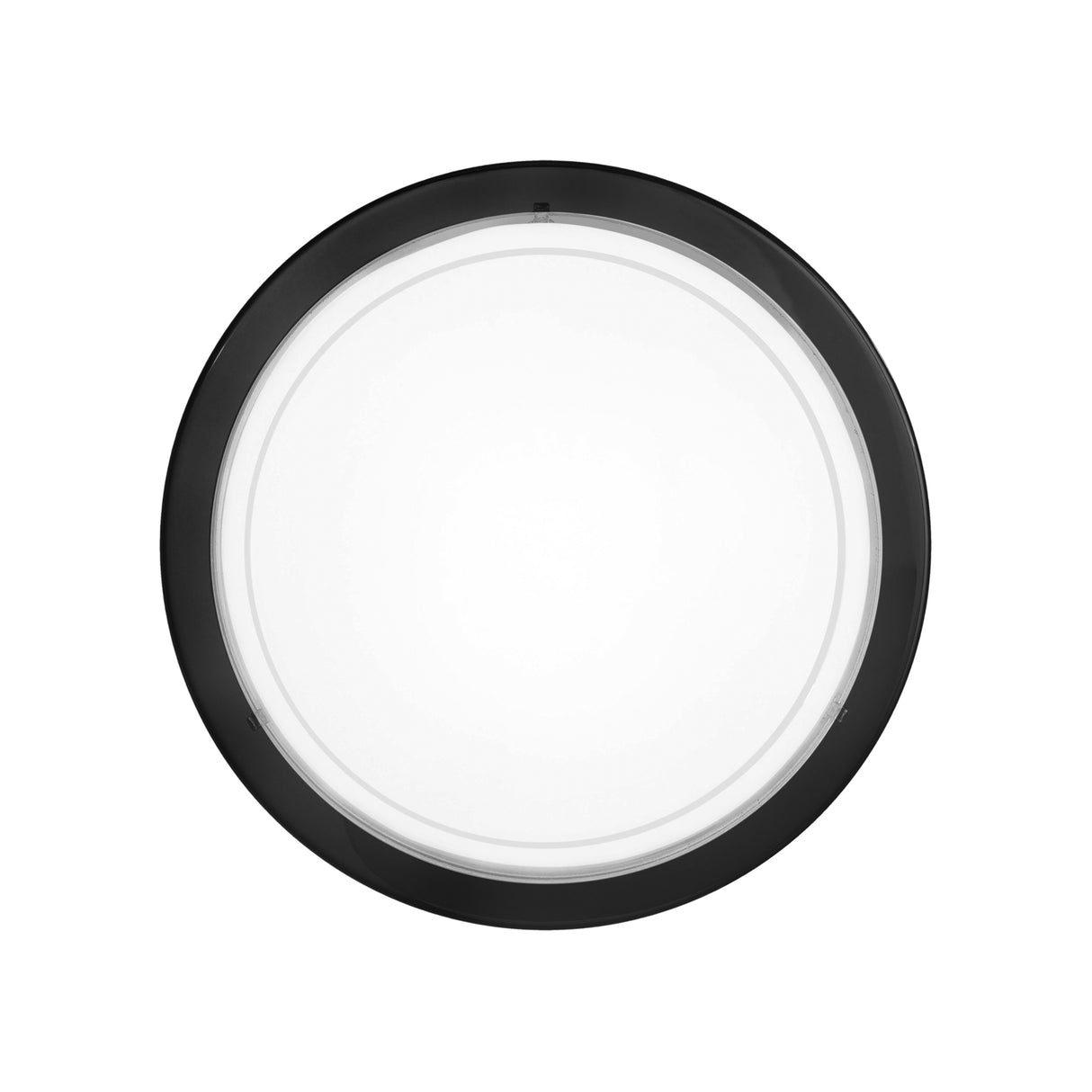 Eglo EU PLANET?1 Wall or Ceiling Light – Black Steel with Painted Glass Shade, E27, Indoor Lighting