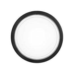 Eglo EU PLANET?1 Wall or Ceiling Light – Black Steel with Painted Glass Shade, E27, Indoor Lighting