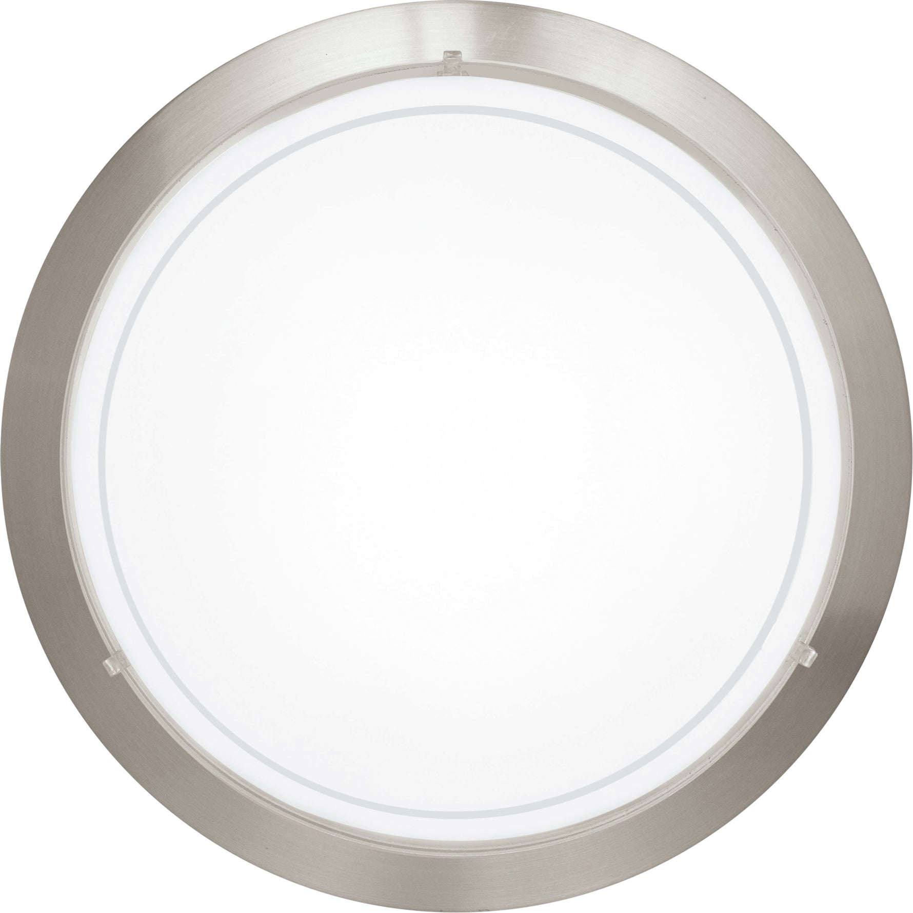 Eglo EU PLANET?1 Wall or Ceiling Light – Satin Nickel Steel with Painted Glass Shade, E27, Indoor Lighting