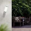 Eglo EU Helsinki Outdoor Wall Light with Motion Sensor, Stainless Steel