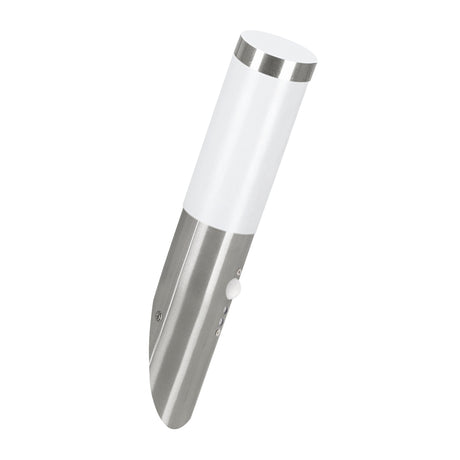 Eglo EU Helsinki Outdoor Wall Light with Motion Sensor, Stainless Steel