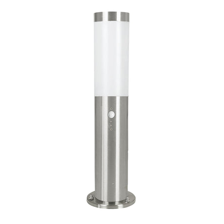 Eglo EU Helsinki Stainless Steel & Plastic Outdoor Path Light With Motion Sensor, 45cm