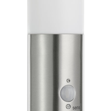 Eglo EU HELSINKI Path Light – Stainless Steel, Sensor Activated, E27, Outdoor Garden Bollard Lighting
