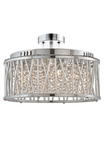 Elise 5Lt Pendant/Semi-Flush - Chrome & Crystal