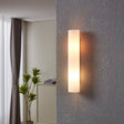 Eglo EU ZOLA Wall Light – Opal Glass Indoor Wall Lamp, E14, White Finish