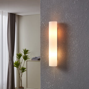Eglo EU ZOLA Wall Light – Opal Glass Indoor Wall Lamp, E14, White Finish