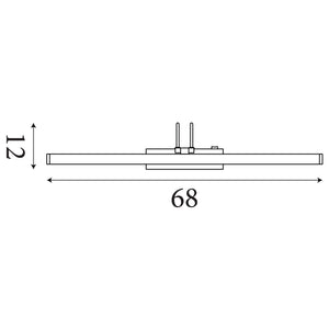 Searchlight Electric Majorca  Picture Light - Polished Brass Metal 8343PB