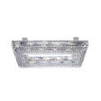 Vesuvius 26Lt Pendant  -   Chrome, Crystal Trim & Ball Drops