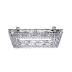 Vesuvius 26Lt Pendant  -   Chrome, Crystal Trim & Ball Drops
