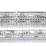 Searchlight Electric Vesuvius 26Lt Pendant  -   Chrome, Crystal Trim & Ball Drops 8382CC