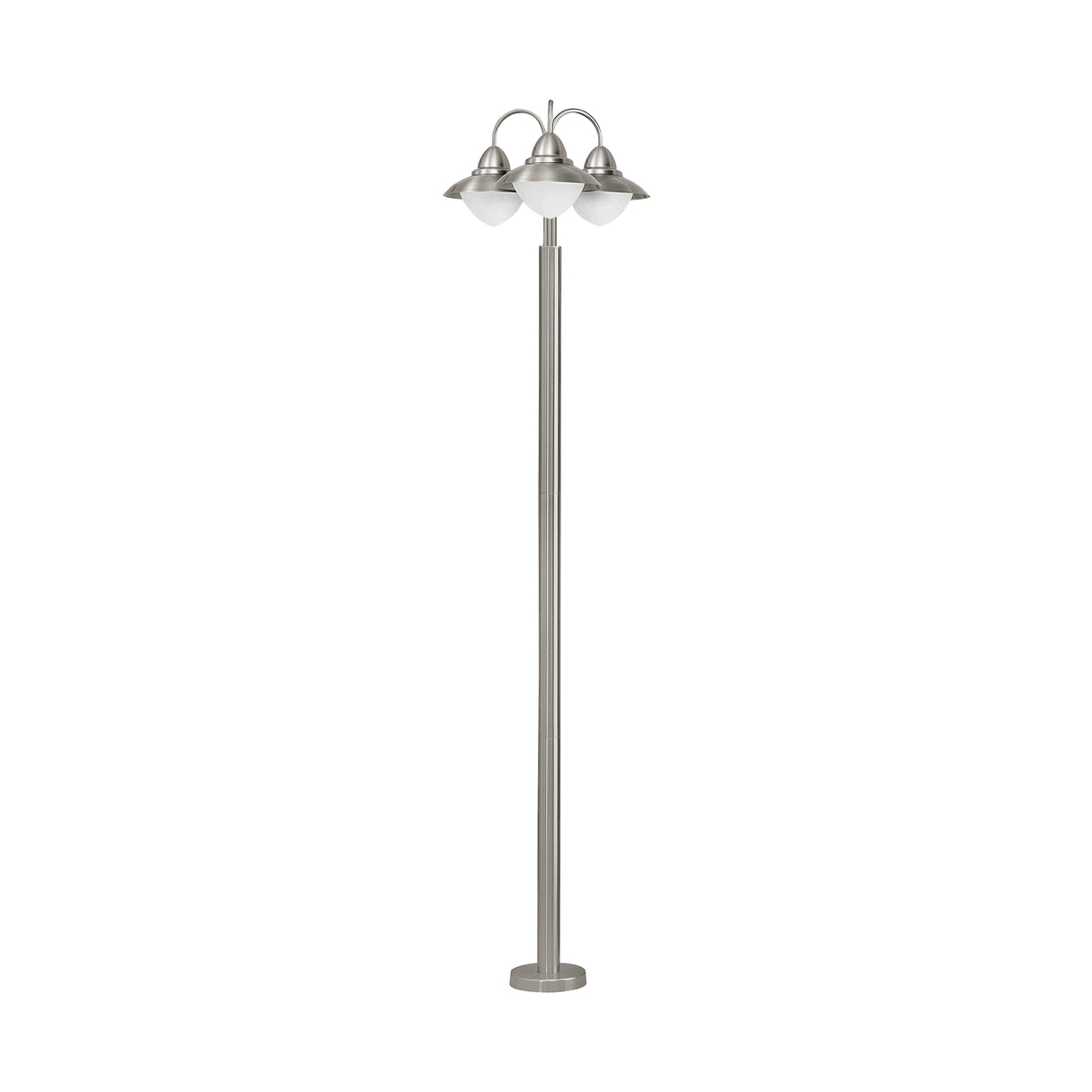 Eglo EU Sidney Stainless Steel Classic 3-Light Outdoor Floor Lamp