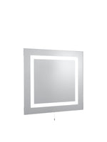 Bathroom LED Rectangular Mirror  -  Mirrored Glass, IP44