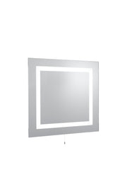 Bathroom LED Rectangular Mirror  -  Mirrored Glass, IP44