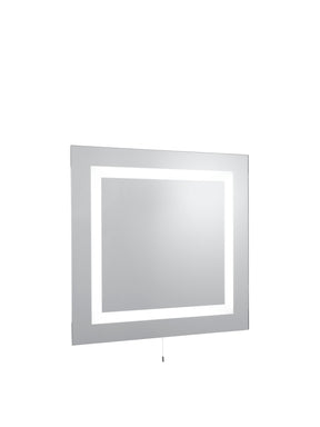 Bathroom LED Rectangular Mirror  -  Mirrored Glass, IP44