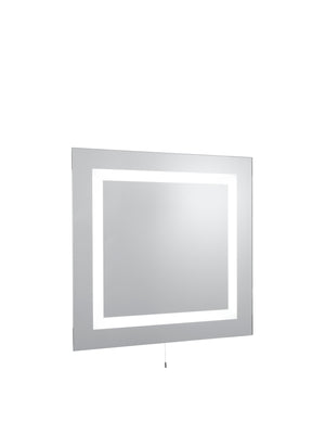 Bathroom LED Rectangular Mirror  -  Mirrored Glass, IP44