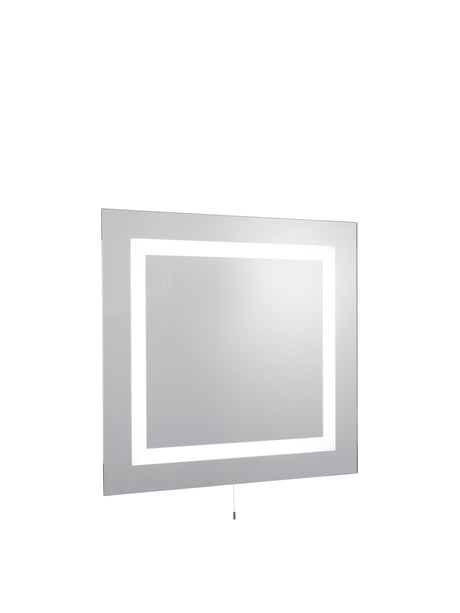 Bathroom LED Rectangular Mirror  -  Mirrored Glass, IP44