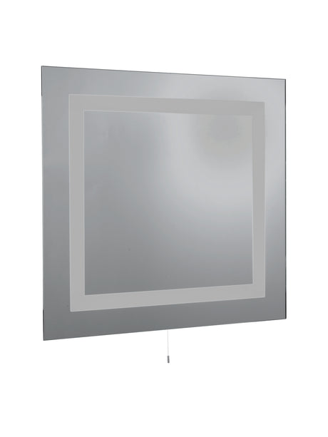 Searchlight Electric Bathroom LED Rectangular Mirror  -  Mirrored Glass, IP44 8510