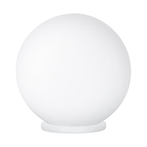Eglo EU Rondo Art Deco Glass/Plastic White Table Lamp