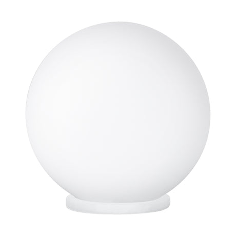 Eglo EU Rondo Art Deco Glass/Plastic White Table Lamp