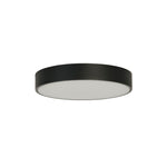 Searchlight Electric Palma LED Flush, Black Polycarbonate with White Diffuser 85431BK