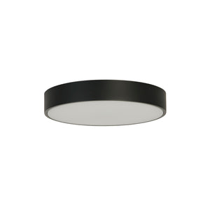 Searchlight Electric Palma LED Flush, Black Polycarbonate with White Diffuser 85431BK
