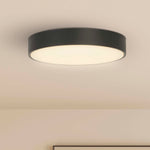 Searchlight Electric Palma LED Flush, Black Polycarbonate with White Diffuser 85431BK