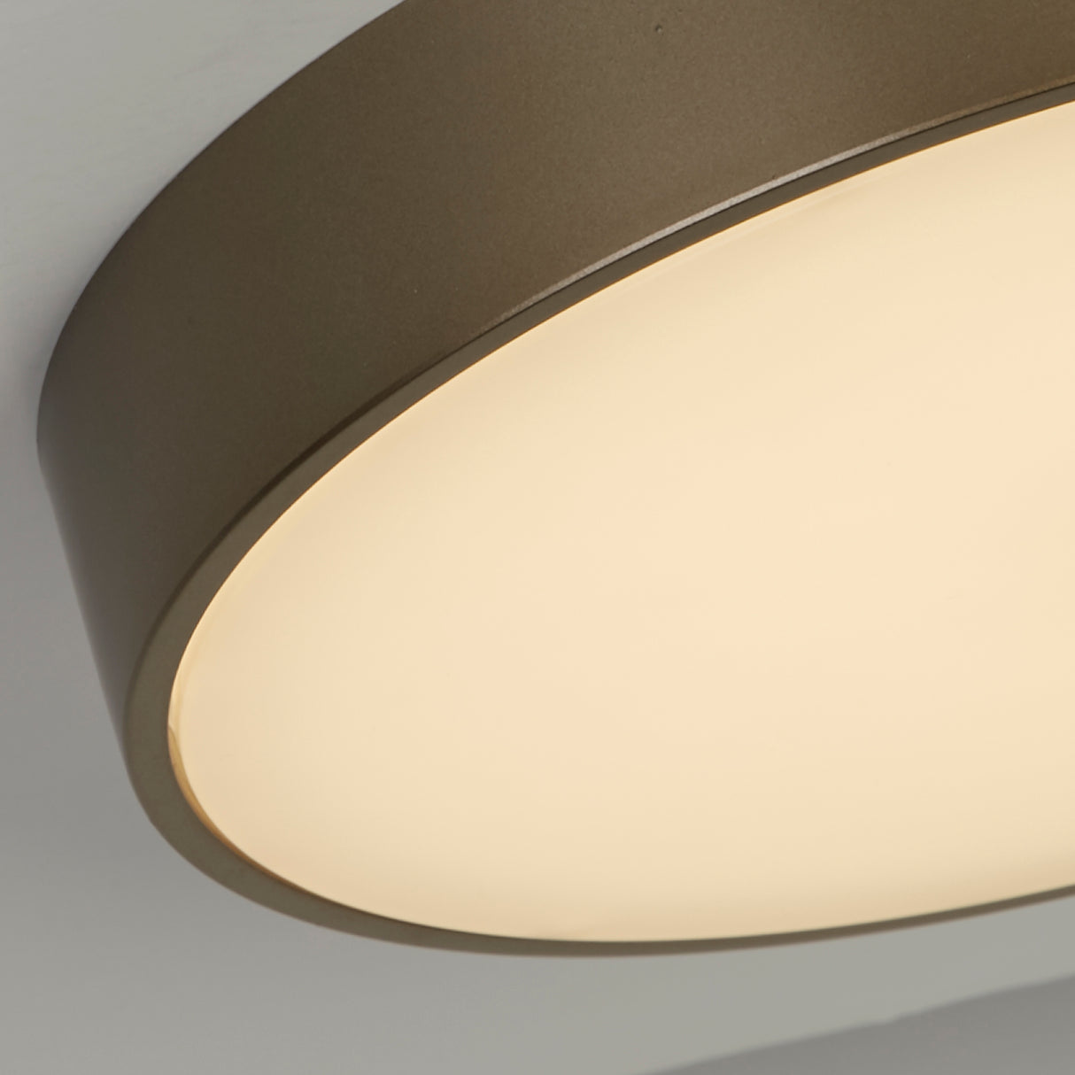 Searchlight Electric Palma LED Flush, Bronze Polycarbonate with 85431BZ