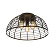 Vision Cage 3Lt Flush - Matt Black Metal