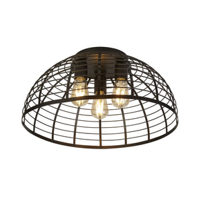 Vision Cage 3Lt Flush - Matt Black Metal