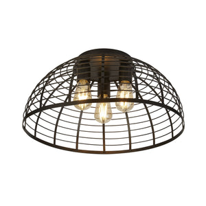 Vision Cage 3Lt Flush - Matt Black Metal