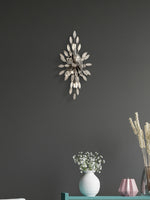 Searchlight Electric Peacock  4Lt Wall Light - Chrome Metal & Crystal 86012-4CC