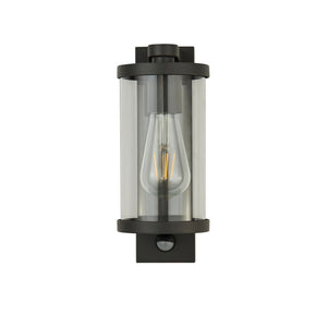 Searchlight Electric Bakerloo Outdoor Wall Light - Black Metal & Polycarbonate 8631BK