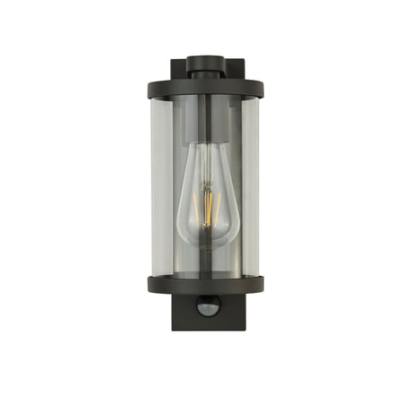 Searchlight Electric Bakerloo Outdoor Wall Light - Black Metal & Polycarbonate 8631BK