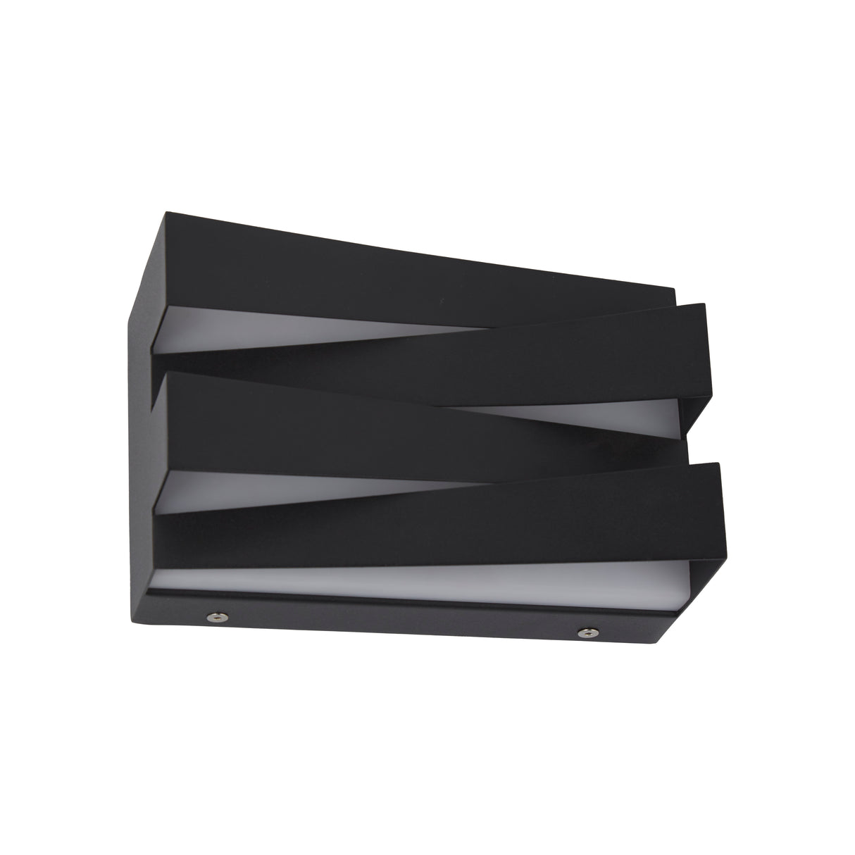Searchlight Electric Section LED Wall Light, Sand Black Metal 86410BK